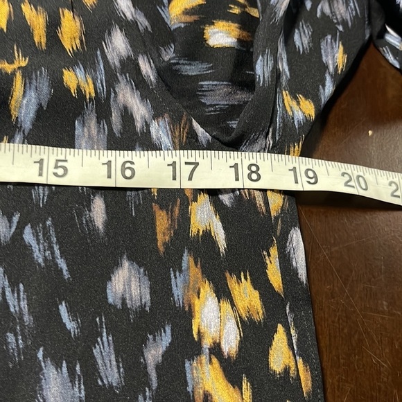 Equipment True Black Multi Geometric Bree silk Dress size extra small‎ - Picture 11 of 12
